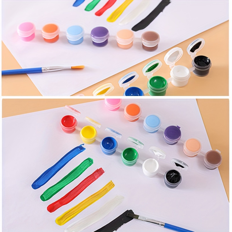 DIY bottlecap palette and cheap watercolor supplies 