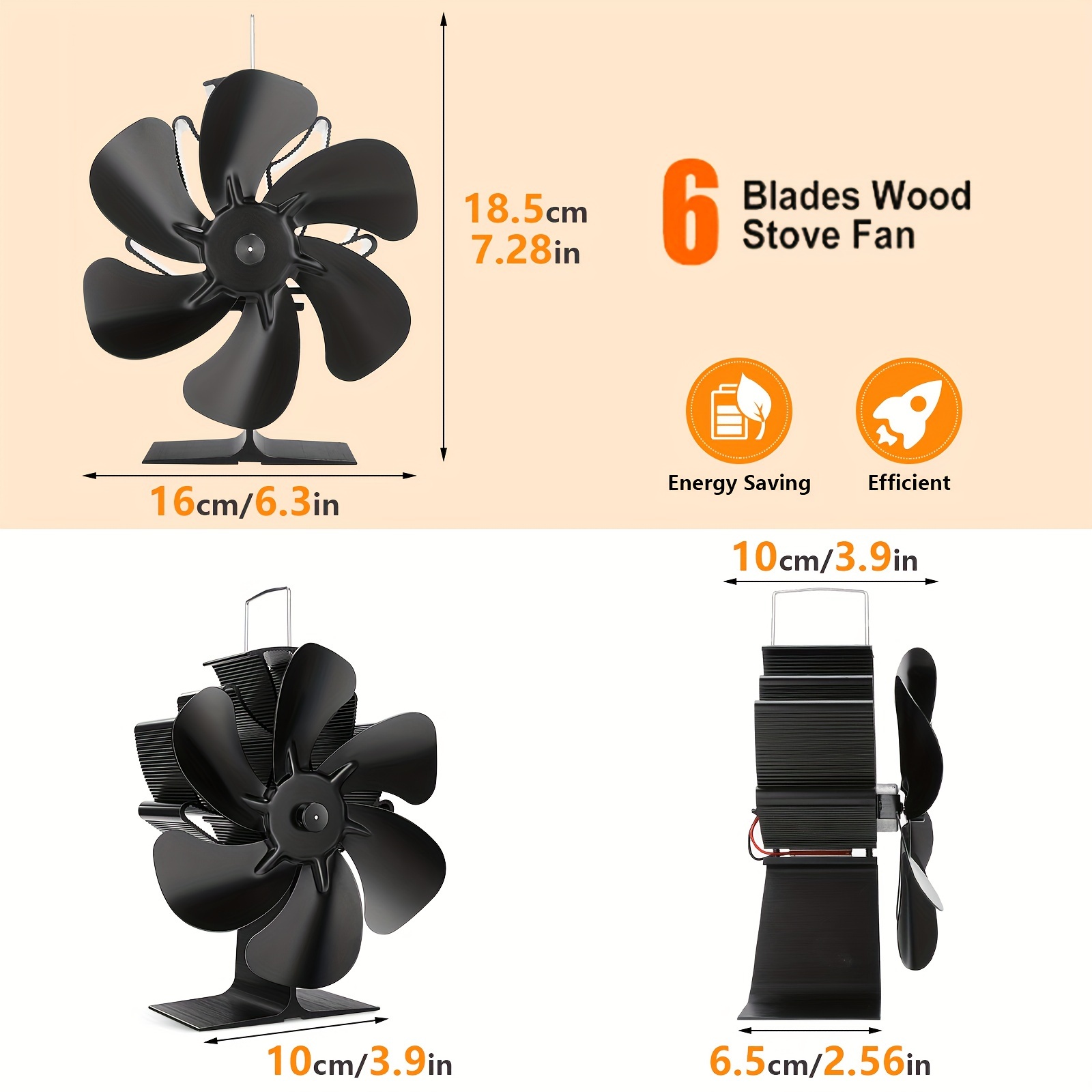 Auto-ventilateur pour poêle à bois fonctionnant sans électricité - Capska