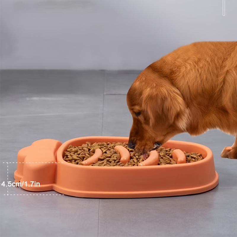 Dog Slow Feeder Bowl Non-Slip Silicone Puzzle Bowl Pet Slower Food