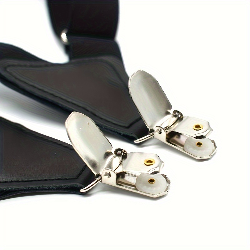 Mens Side Clip Suspenders Suspenders With Back - Jewelry