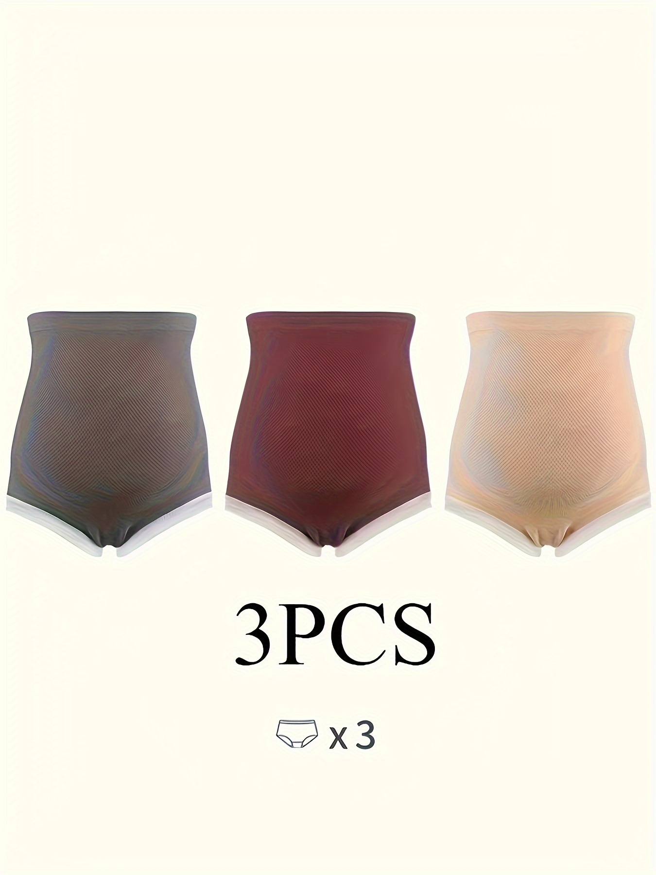 3pcs/set Maternity Belly Support Underwear