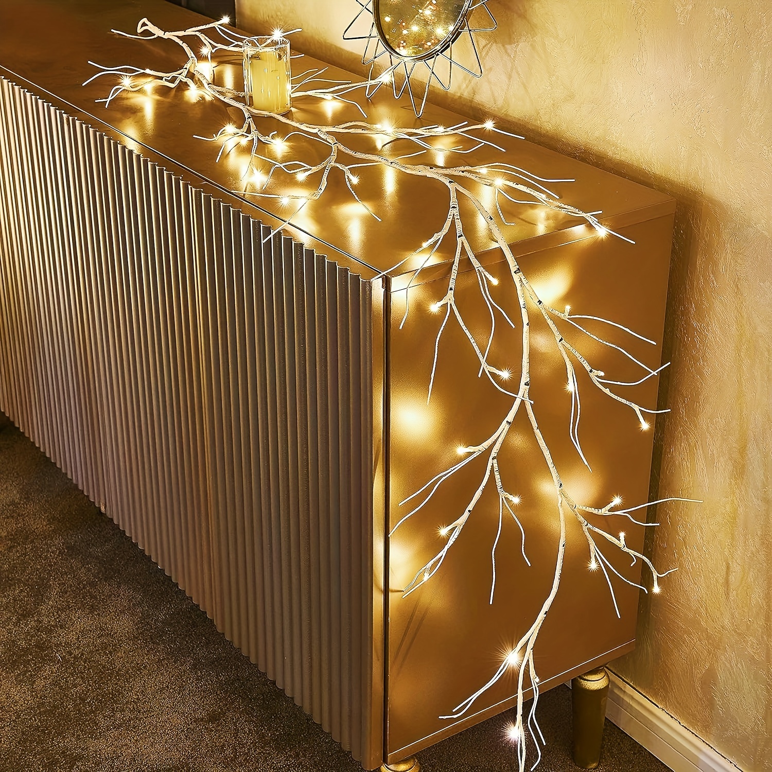 Spring Woodland Forest Home Collection - Lighted Twig Garland