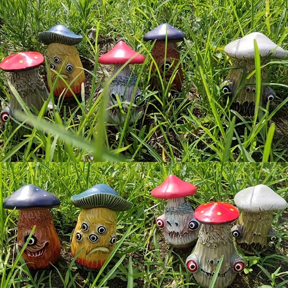 Mushroom Garden Decor - Temu