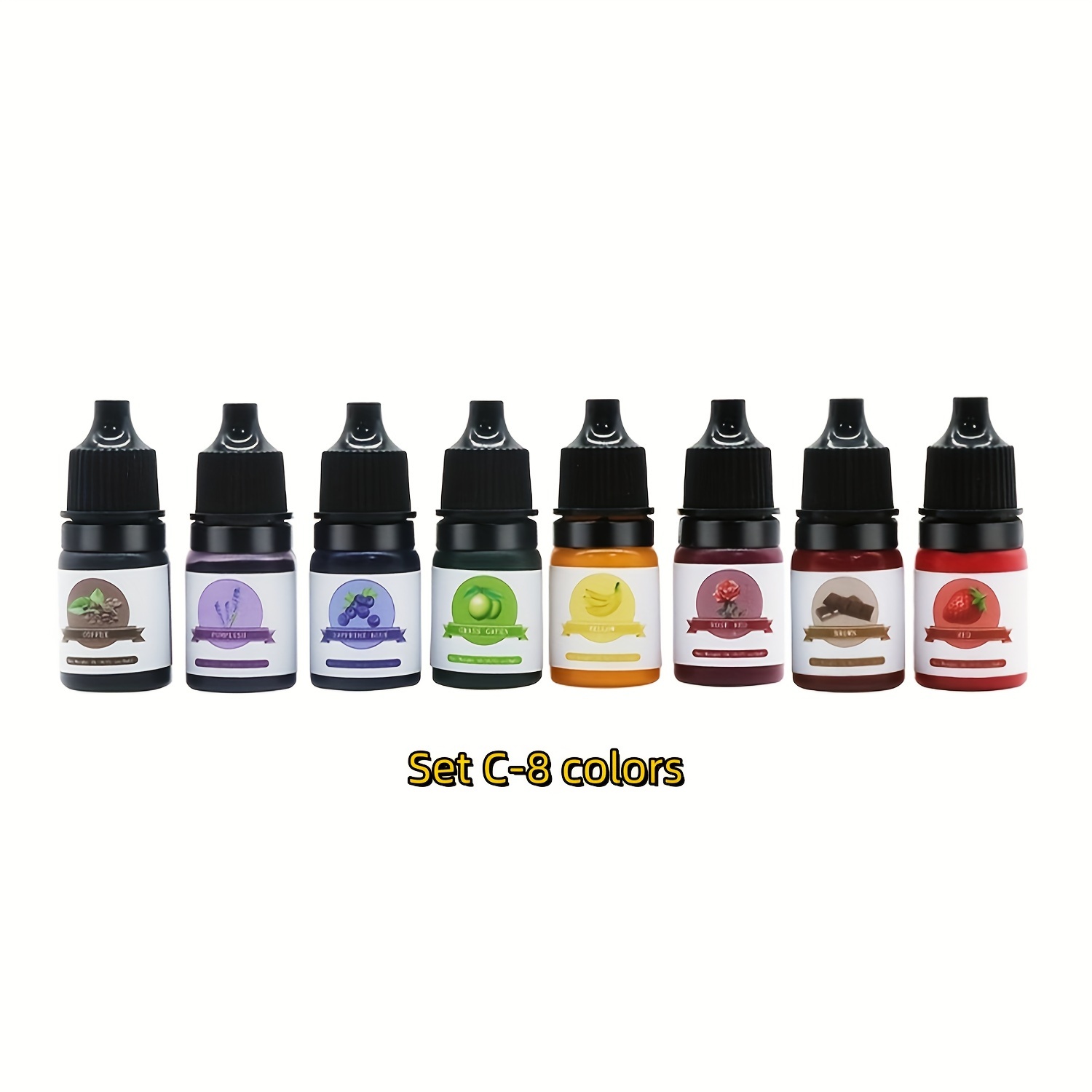 24 Colors Resin Pigment Set Art Liquid Colorant Ink Diffuser - Temu