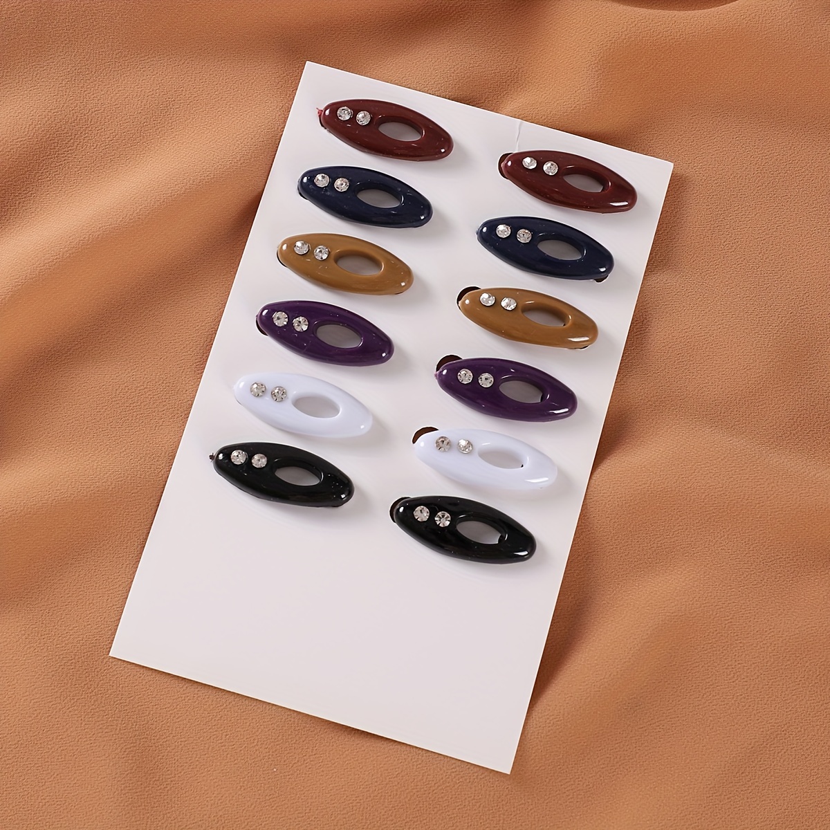 E-shop 12-teiliges Set Damen Ramadan Nahost Kopftuch Accessoires Hijab Clips