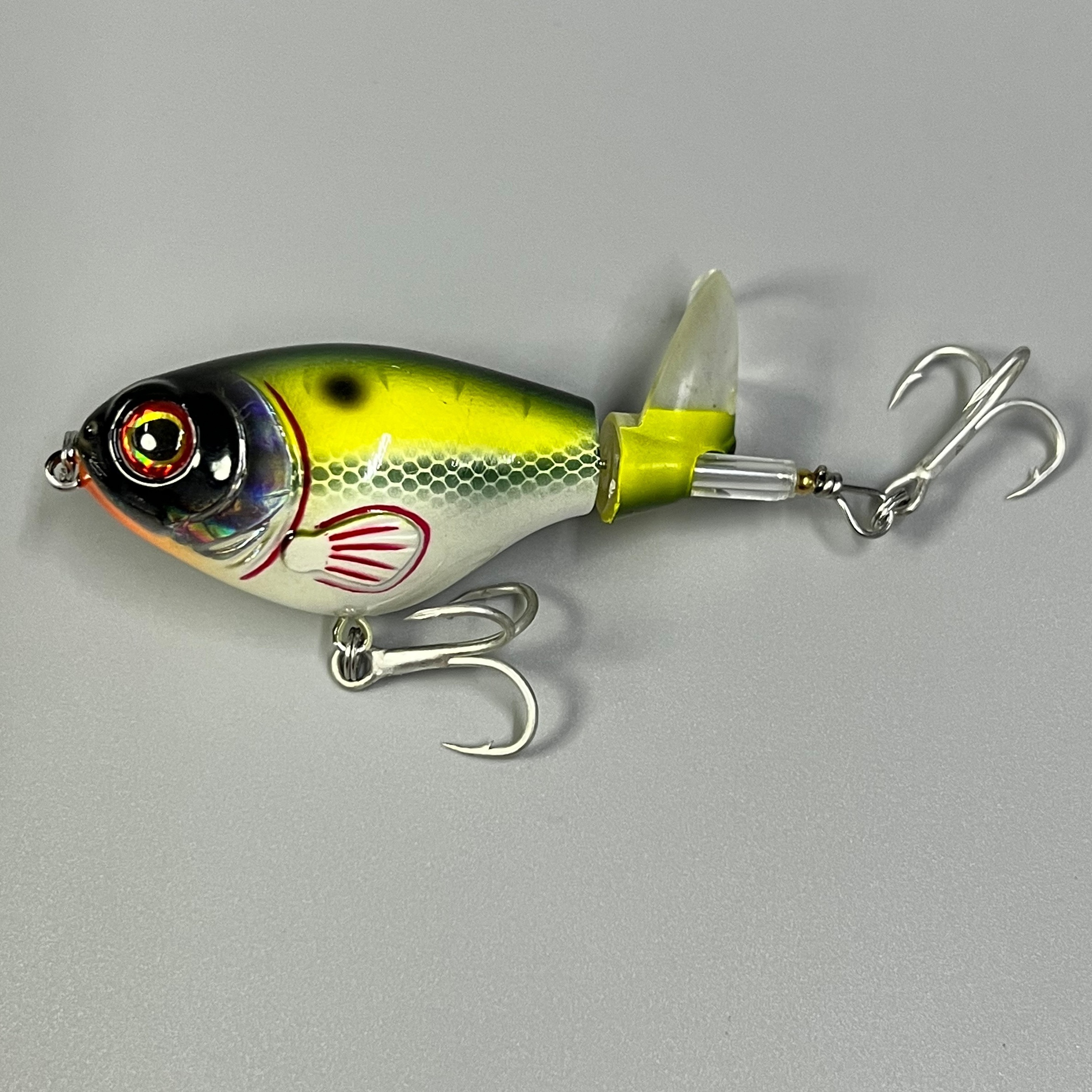Topwater Fishing Lures With Soft Rotating Tail Artificial - Temu Australia