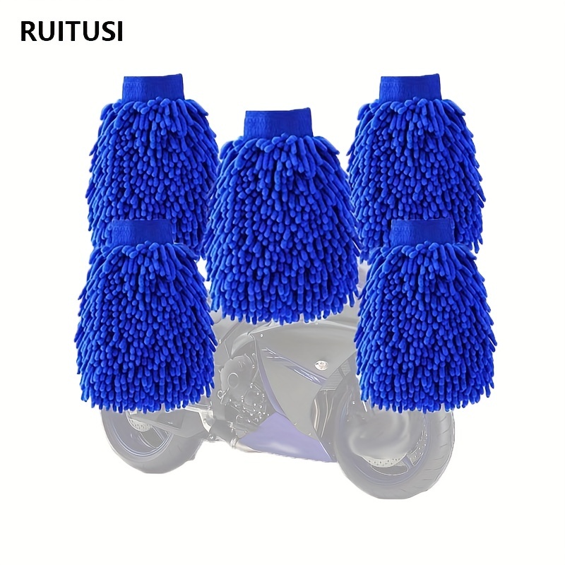 Motorcycle Gloves Cleaning Gloves Equipment Sponge Double Sided