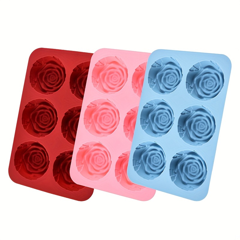 Rose Flower Cake Mold 3d Silicone Mold Heat Resistant - Temu