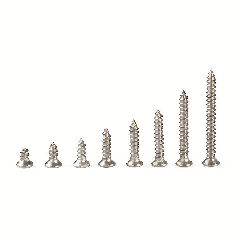 800pcs Stainless Steel Self Tapping Screw Assortment Kit