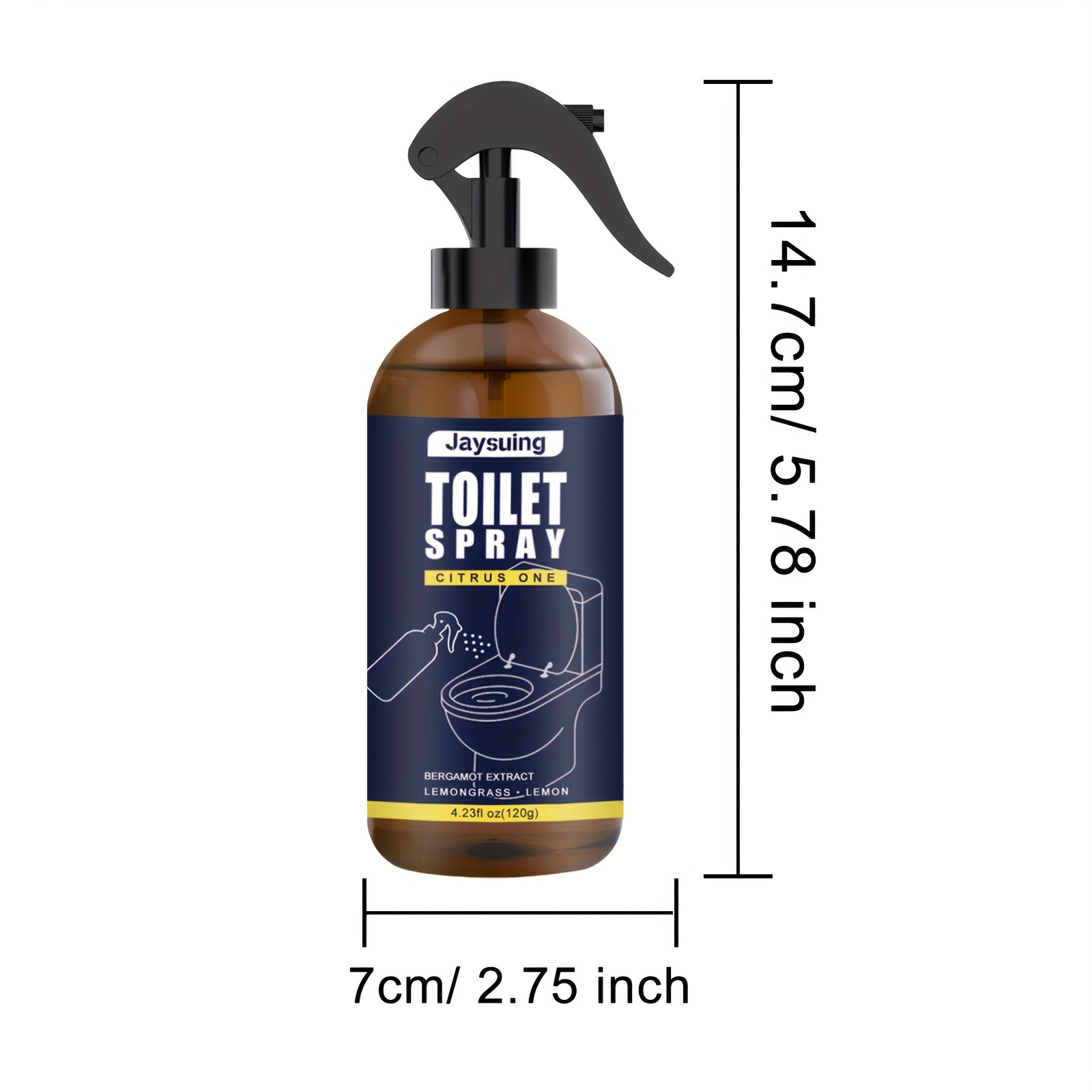 Jaysuing Citrus Toilet Spray Bathroom Freshener Long lasting - Temu Poland