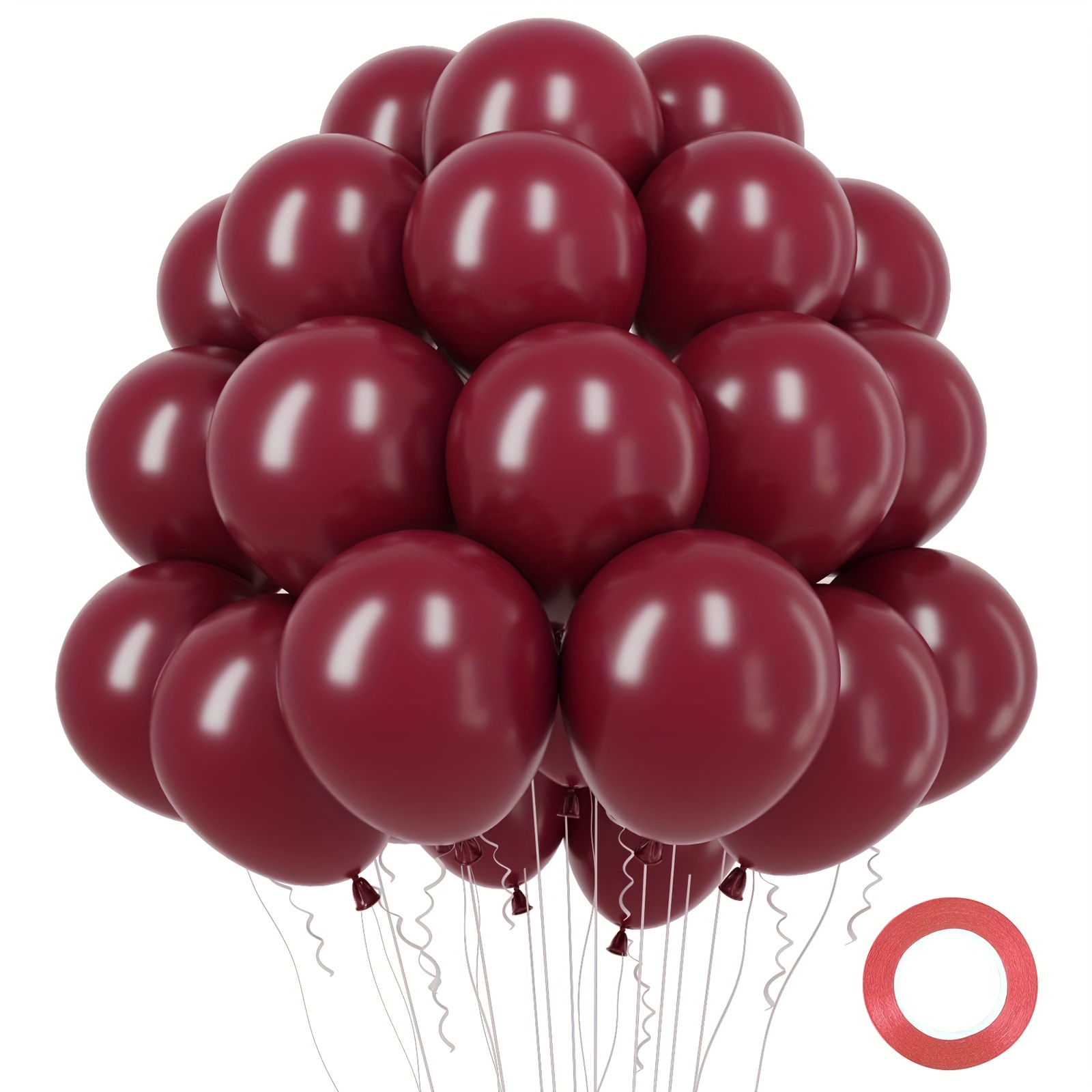 Wine Red Latex Balloon Garland Arch Kit Wedding Birthday - Temu