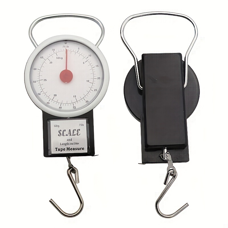 Luggage Scale Tools Hand Scale to weigh Luggage Portable Scale for Luggage  Fruit Scale Mechanical Hanging Scale Suitcase Scale Luggage Weight Scale