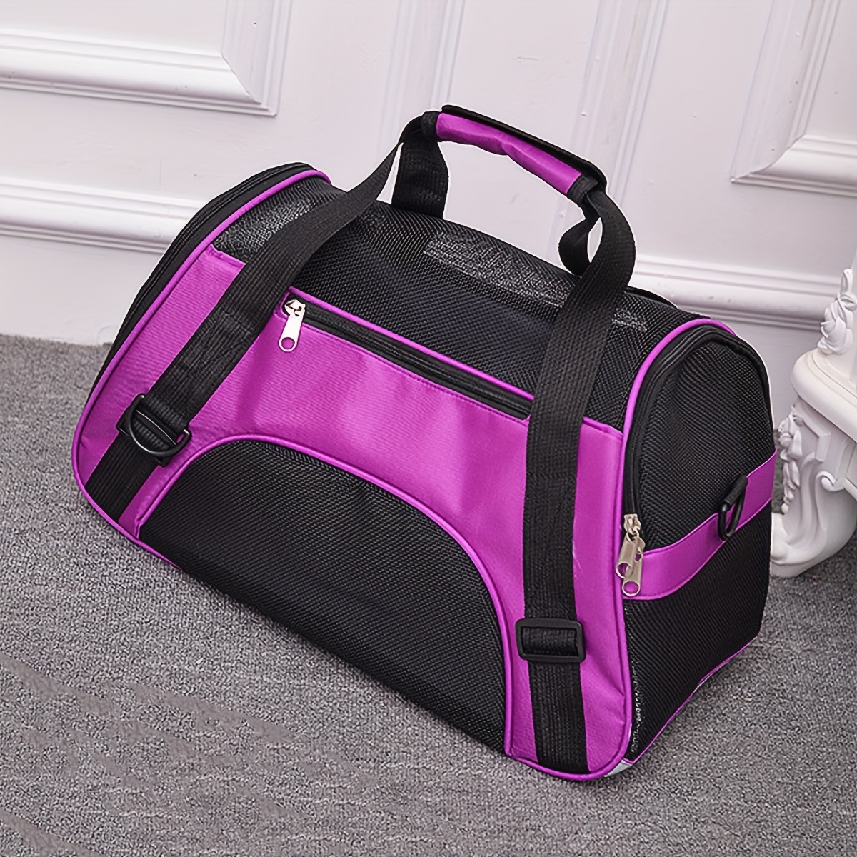 

Pet Travel Bag, Breathable Outing Bag Cat Bag Portable Foldable Cat Carrier Pet Portable Crossbody Bag