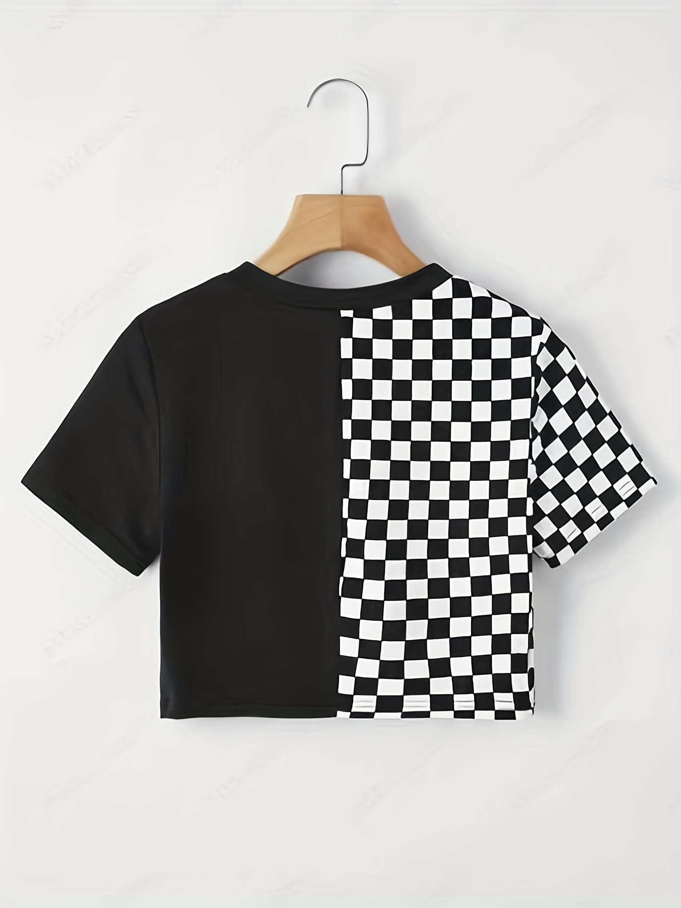 Checkerboard t store shirt womens