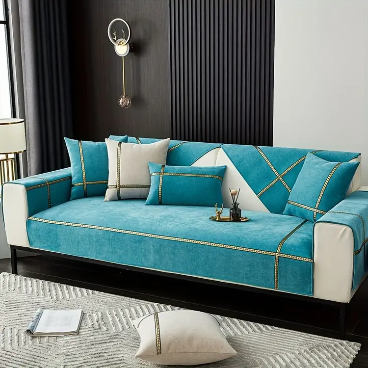 Light Luxury Style Sofa Cover Pet Favorite Sofa Slipcover - Temu