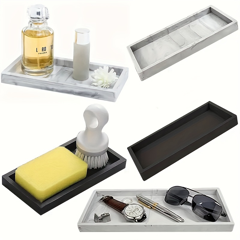 Silicone Storage Tray Rectangular Vanity Tray Sink Sponge - Temu