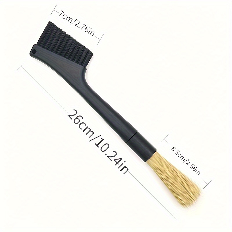 Coffee Machine Cleaning Brush, Dusting Bar Espresso Brush, Grinder Coffee  Machine Cleaning Brush, Two Head Brush Accessories fr Bean Grain Coffee  Tool