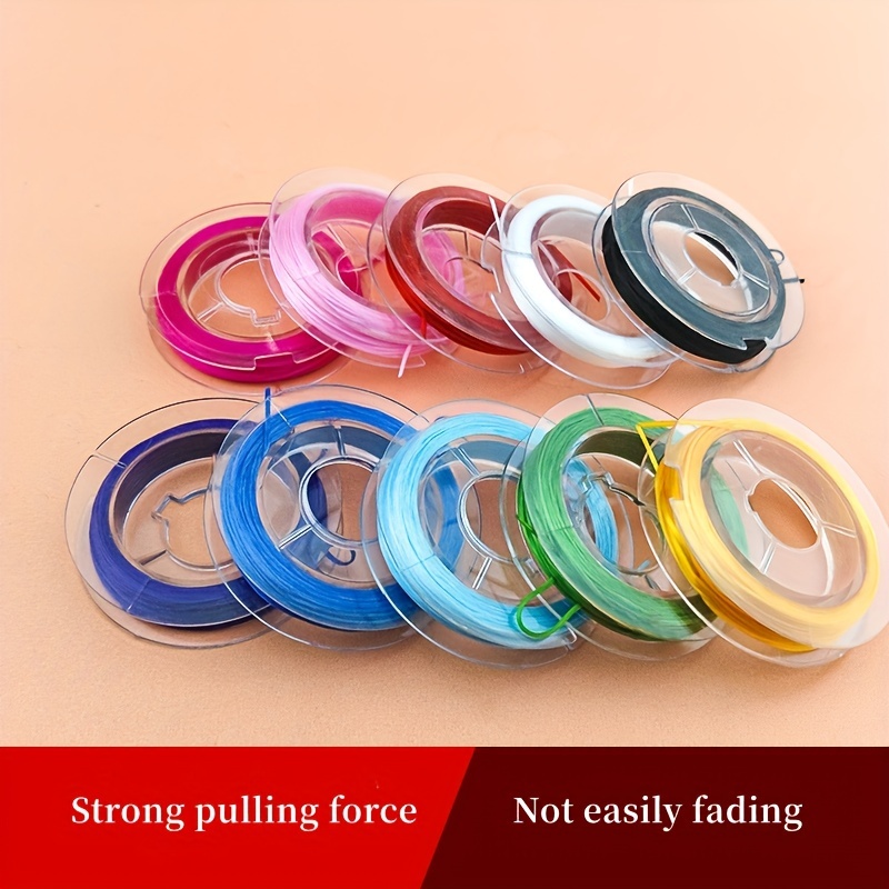 10.9 Yards Mini Small Circle Elastic Piercing Thread Diy Handmade