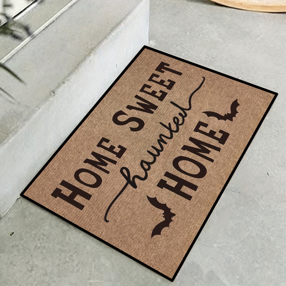 Dirt Resistant Welcome Doormat Halloween Themed Horror Low - Temu