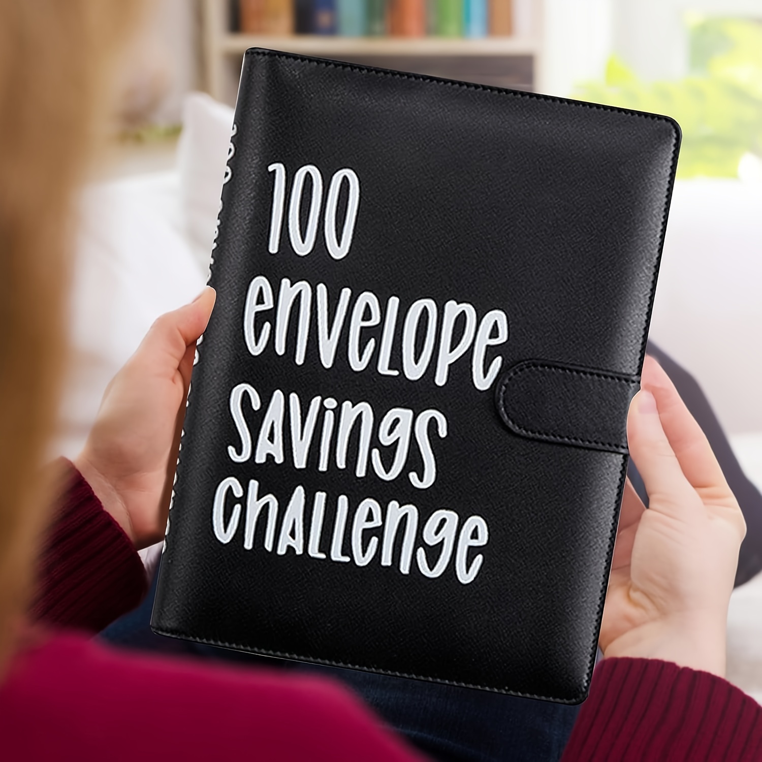 Carpeta de desafíos de ahorro de dinero de 100 sobres, carpeta de ahorro de  dinero para ahorrar $5,050, kit de libro de desafíos de ahorro con sobres