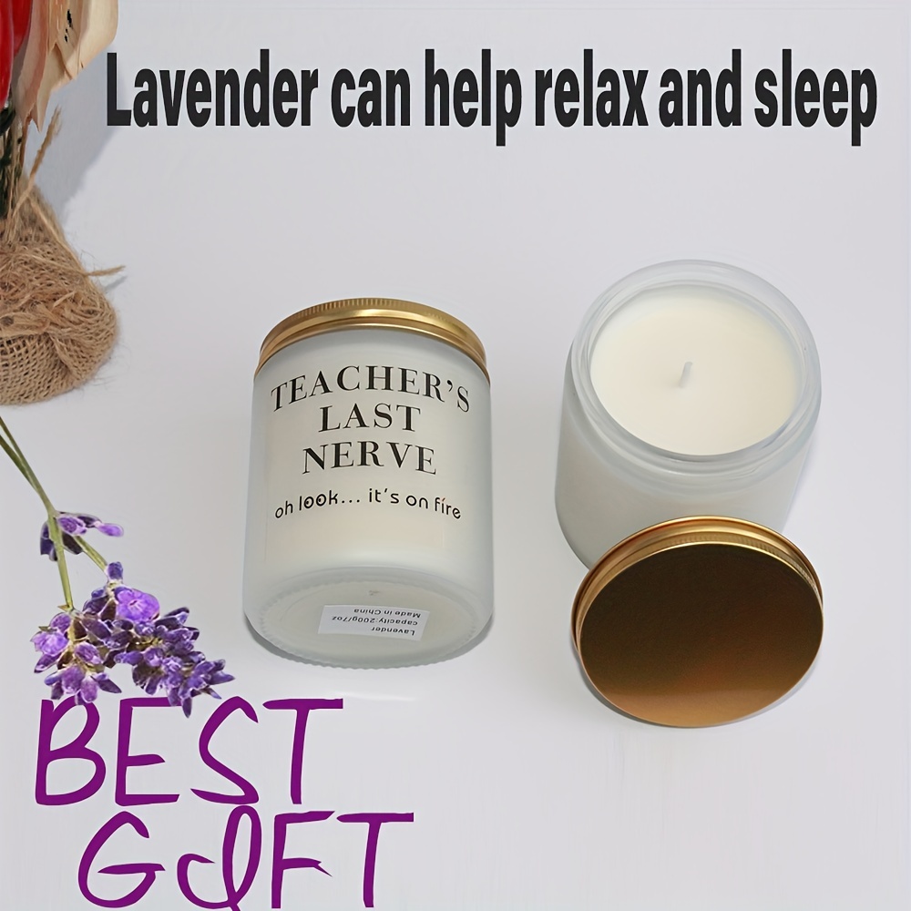 Teacher Gifts - Teacher's Last Nerve Candle - 2022 Thank You Gift