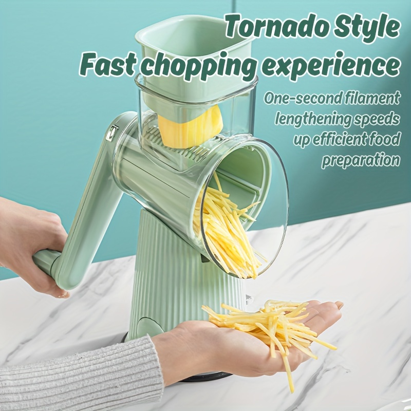 Multi-functional Vegetable Cutter Hand Drum Vegetable Cutter