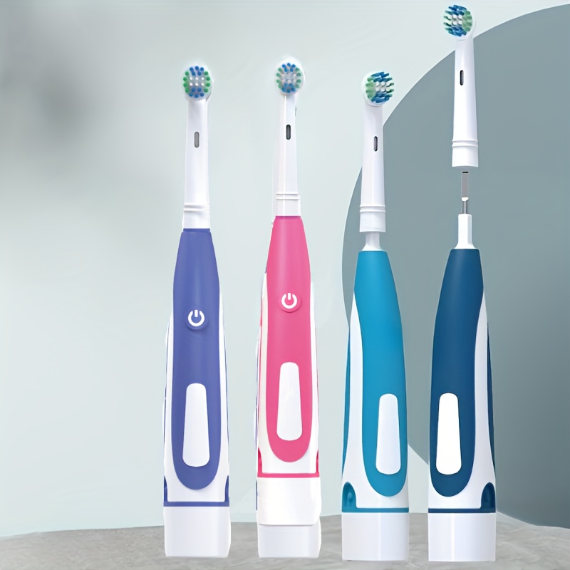 Cepillo de dientes eléctrico para adultos con 8 cabezales de cepillo,  cepillo de dientes eléctrico sónico con soporte para cepillo de dientes y  Cas de viaje : : Salud y cuidado personal