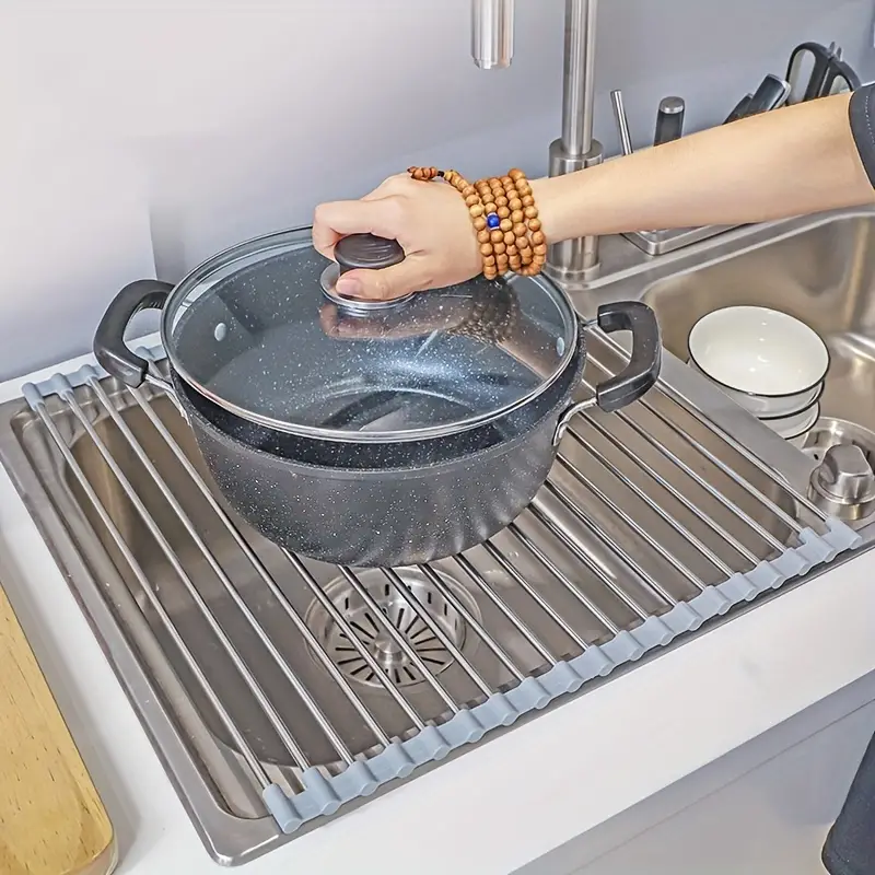 1pc Égouttoir à vaisselle en acier inoxydable égouttoir - Temu Belgium