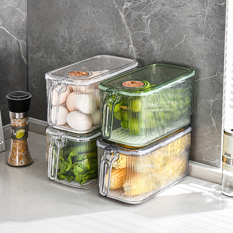 Buy Fridge Storage Boxes Fridge Organizer with Removable Drain