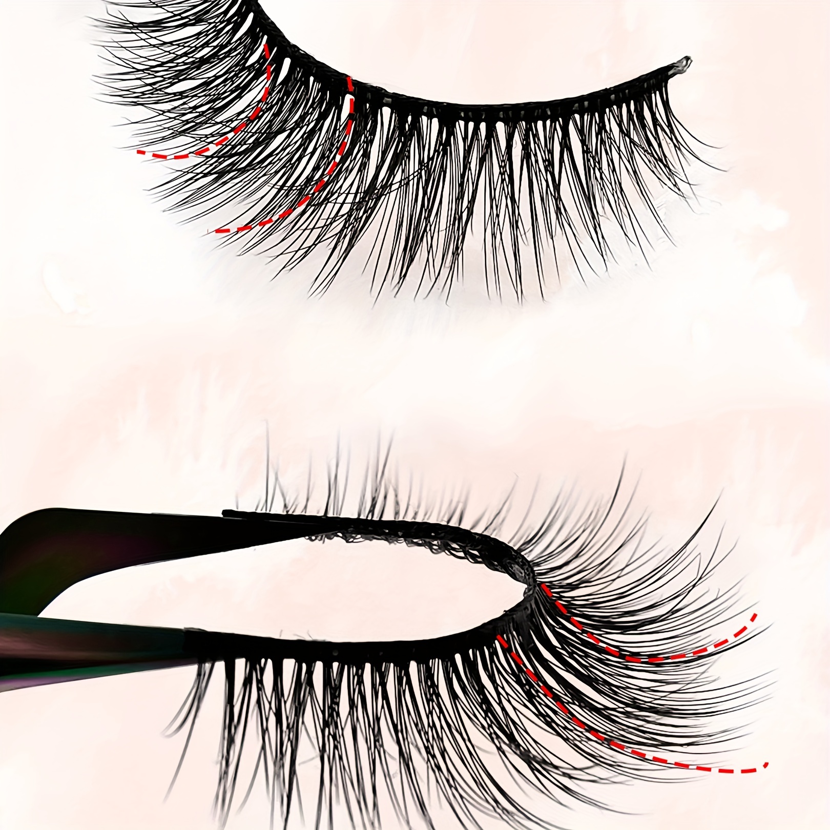 10 Pairs Fluffy Cross Thick Faux Mink False Eyelashes
