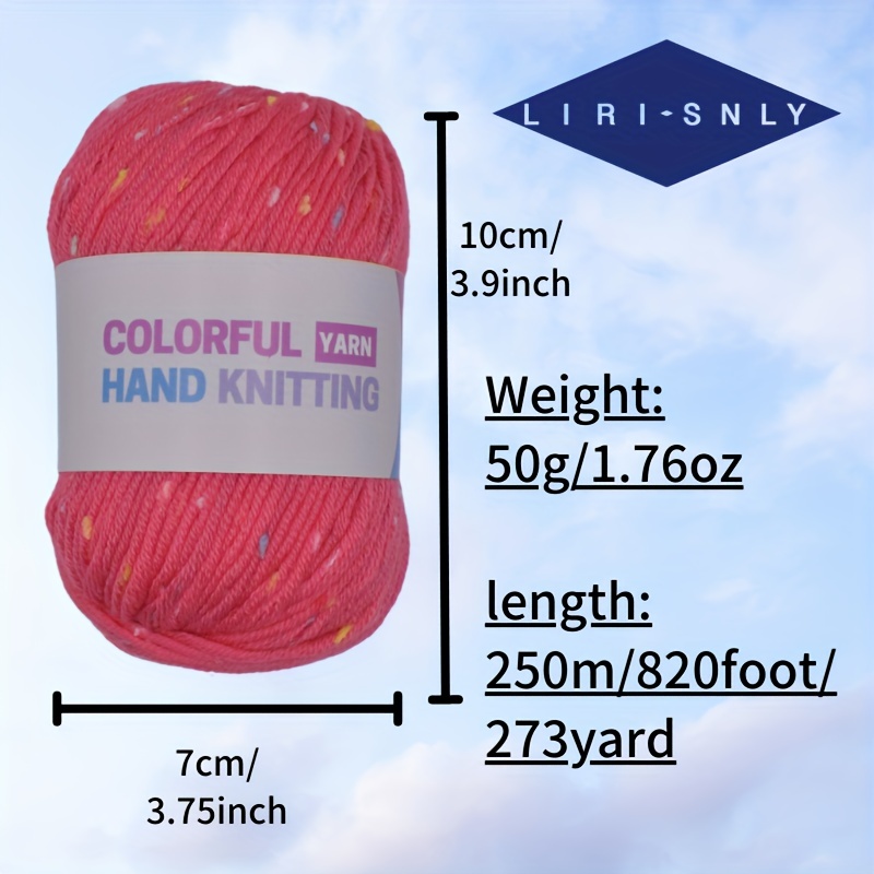Colorful Polka Dot Series Knitting Crochet Yarn Craft Yarn - Temu