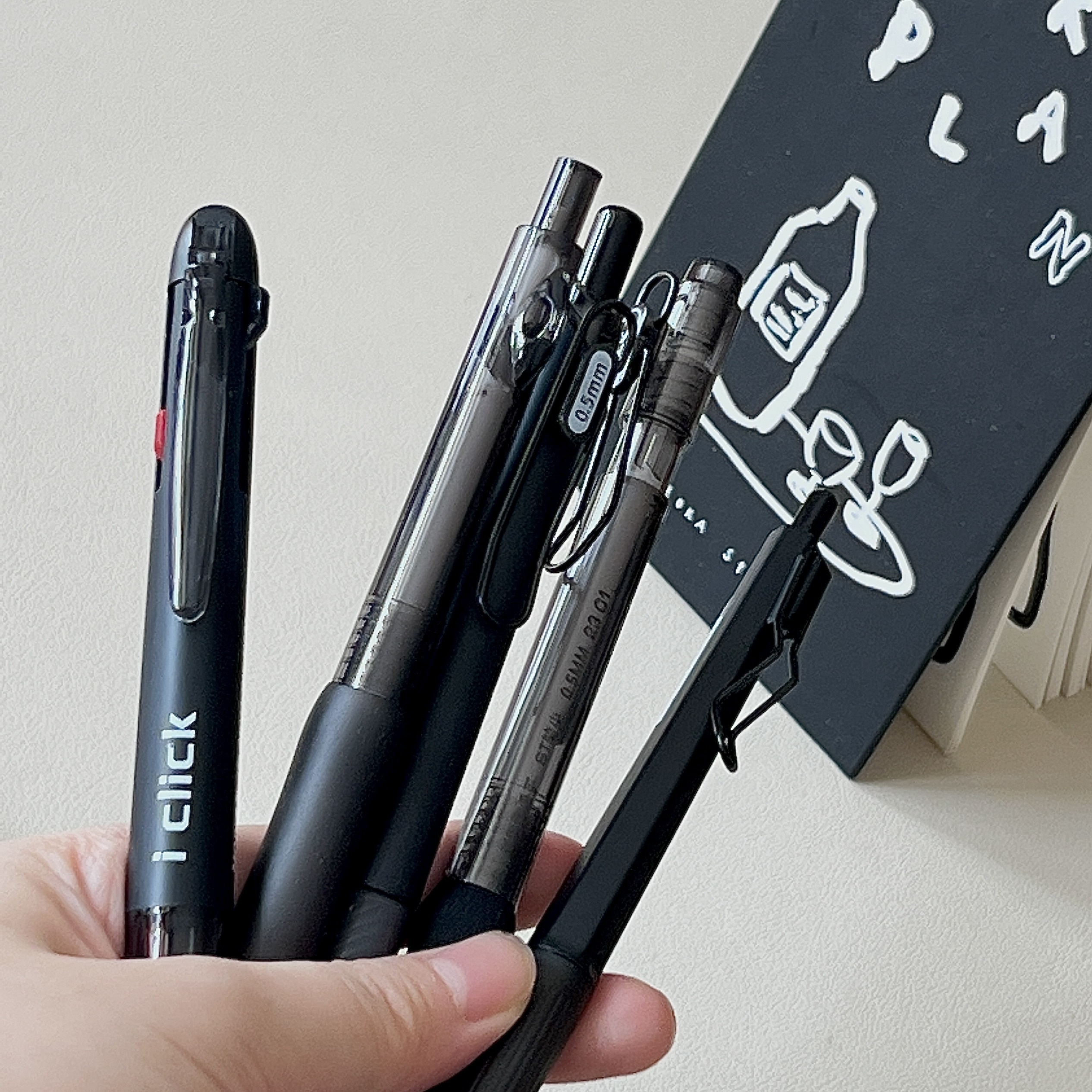 Gel Pen Press And Press 2 Pens + 10 Times Charging / Ink - Temu