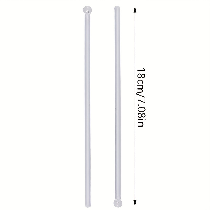 White Cocktail Stirrers Disposable Round Drink Stirrers For - Temu