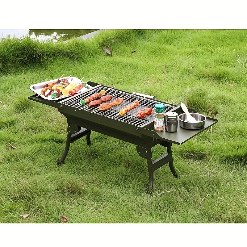 Charcoal Smoker BBQ Barbecue Grill Outdoor USB Electric Rotary Barbecue  Machine