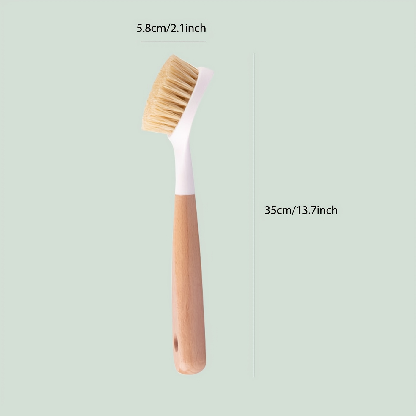 Brush Cleaning Wood Handle, Wooden Brushes Dishwashing