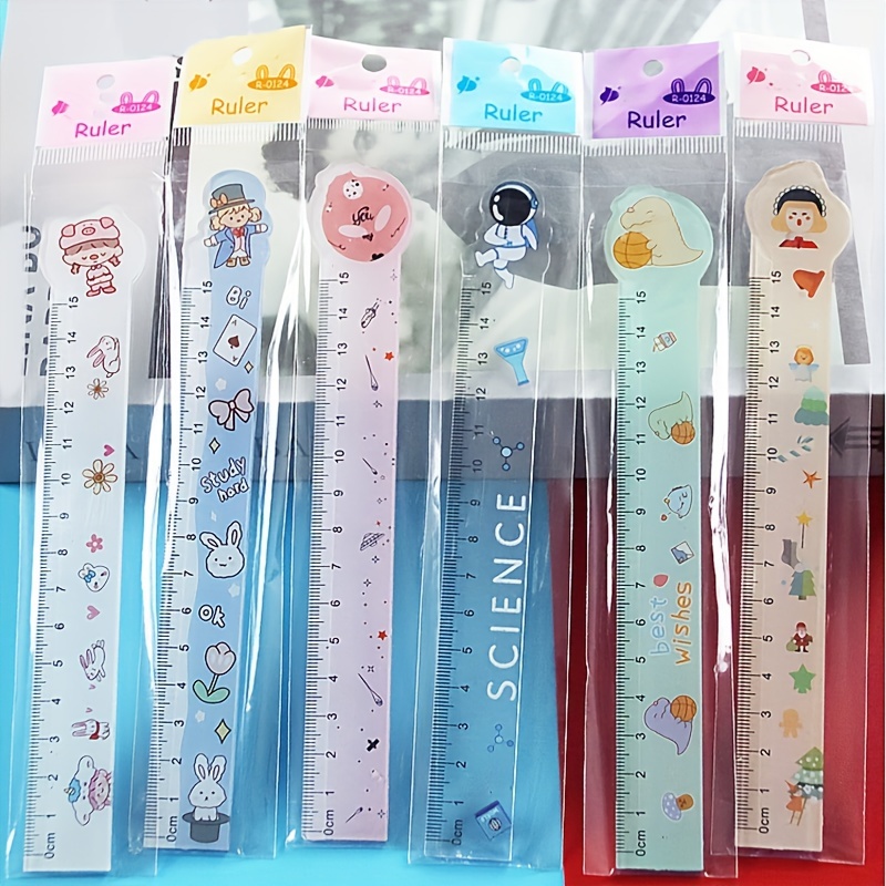 Cartoon Straight Ruler School Stationery Student Drawing Tool Cute Scale  Ruler 323 - Buy Cute Scale Ruler,Cartoon Straight Ruler School