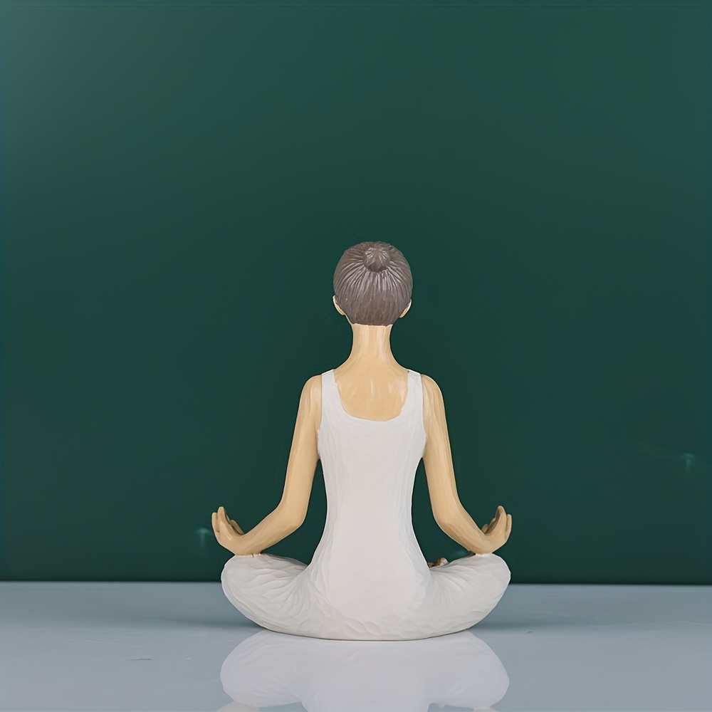 Zen Yoga Woman Resin Sculpture Home Decor Gifts Perfect Yoga