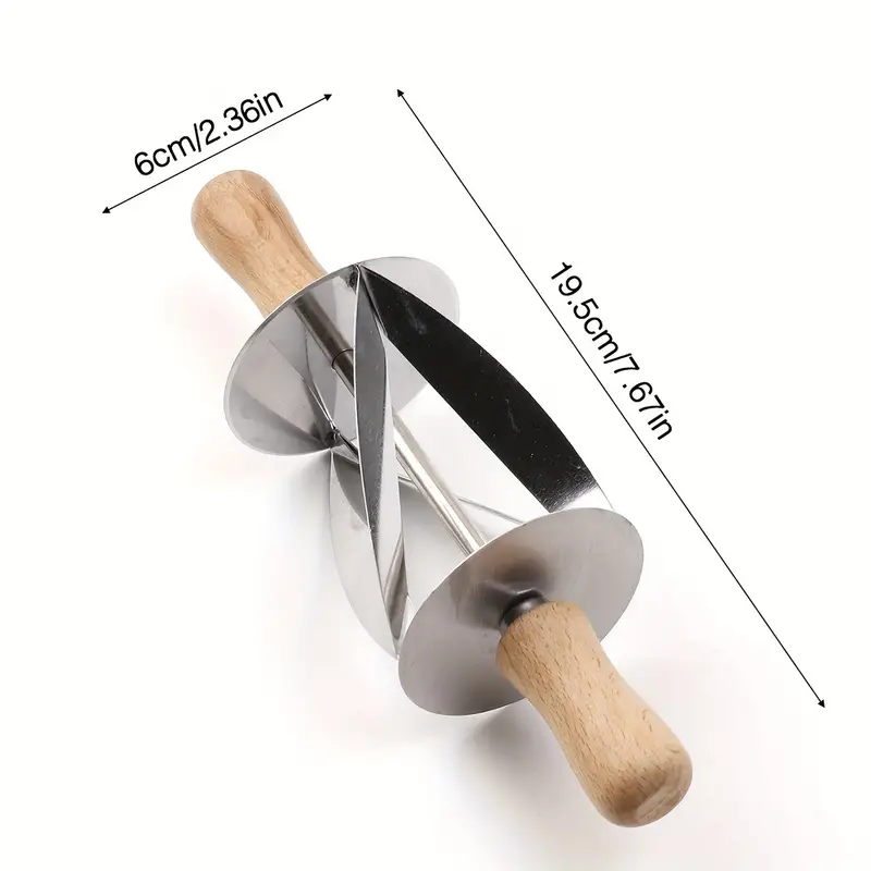 Croissant Cutter Stainless Steel Croissant Roller Cutter - Temu