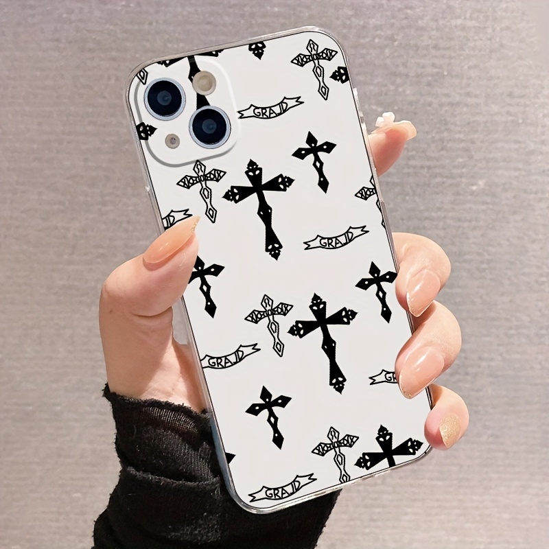 Stylish Cross Pattern Phone Case For Iphone 14/13/12/11/xr/xs/7