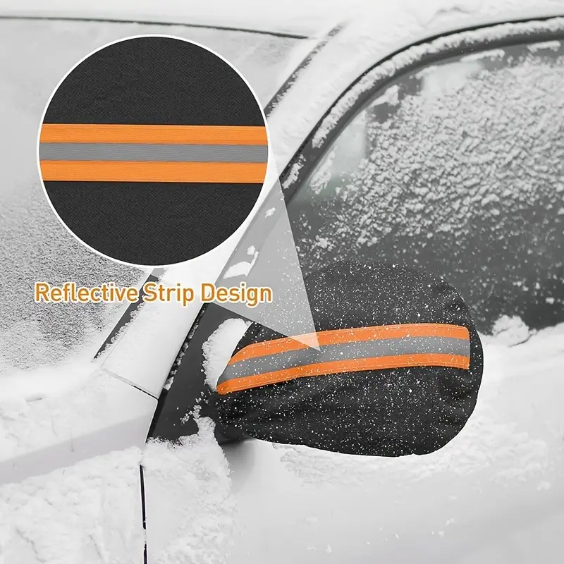 Auto Windschutzscheibenabdeckung Sommer Sonnenschutz Wasserdichte Winter  Schneedecke Auto Frontscheibenabdeckung + Reflektierender Streifen & Riemen