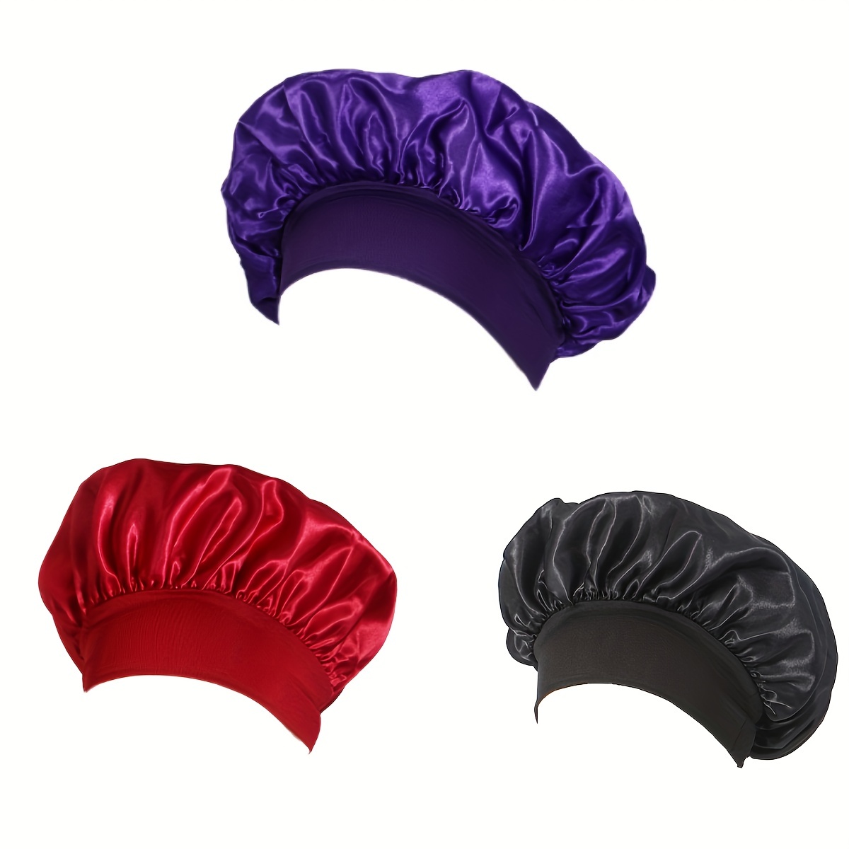 Satin Bonnet Night Cap / Hair Bonnet / Afro Night Cap for Sleeping