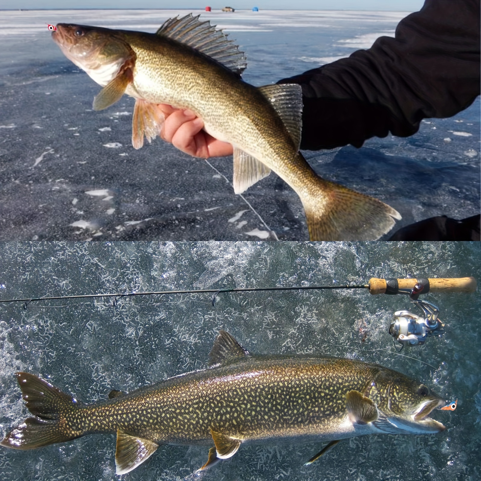 Ice Fishing Jig Set Ice Fishing Lures Panfish Crappie - Temu Canada