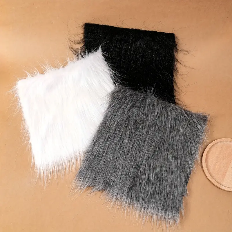 Faux Fur Fabric Cuts Square Plush Pieces Pre cut Patch - Temu
