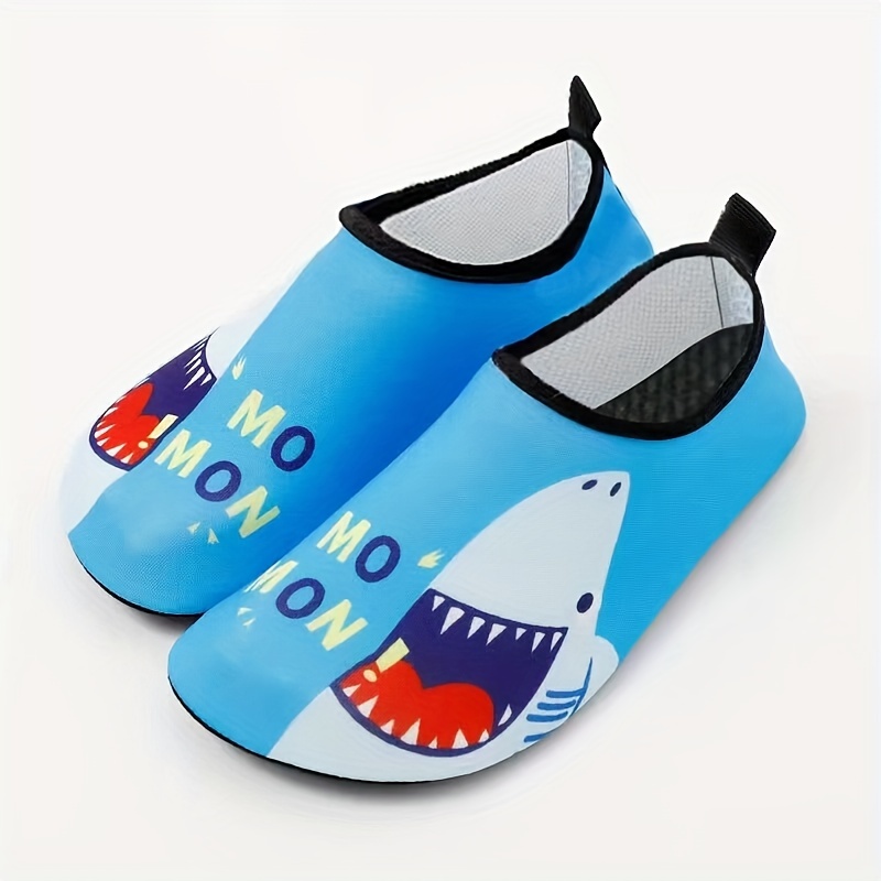 Zapatos Agua Tiburón Dibujos Animados Niña Secado Rápido - Temu