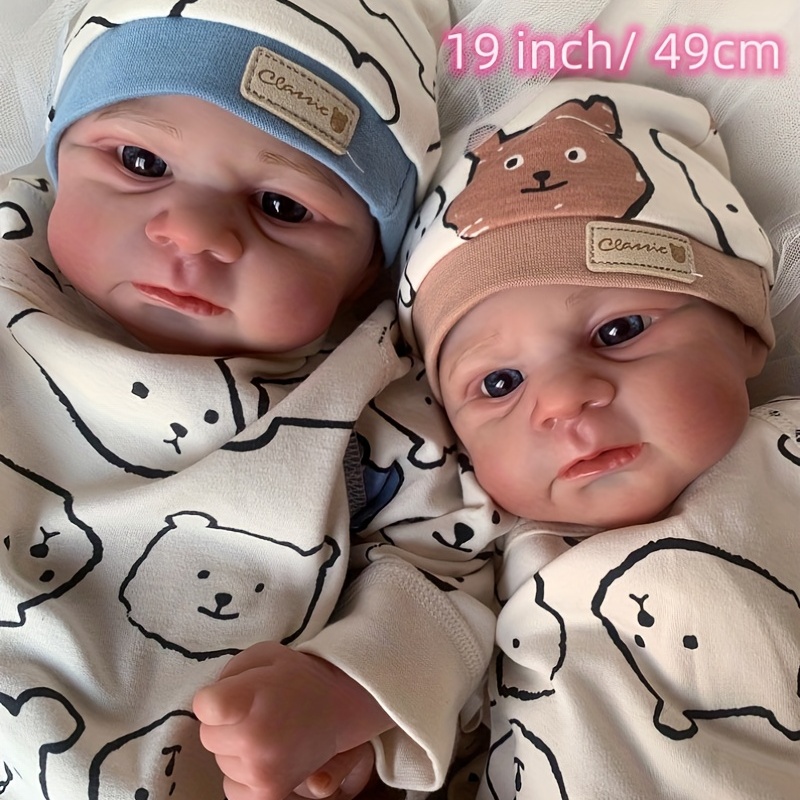 Ensemble cadeau pour babyshower pour bébé fille et garçon jumeaux – Petits  Calyn-Ours