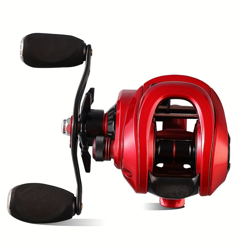 1pc Compact Durable Metal Baitcasting Reel, 8:1 Gear Ratio Stainless Steel  Left Handed Fishing Reel, Fishing Accessories