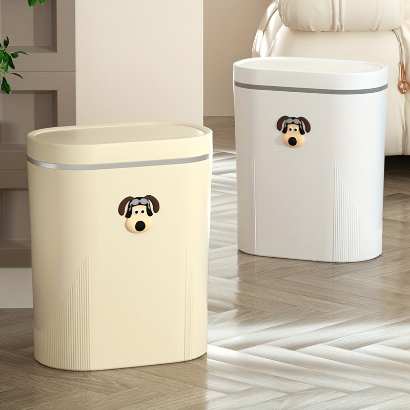 Cubo de basura de cocina montado en la pared, papelera de cocina de gran  capacidad con tapa, cubo de basura colgante para puerta de armario de baño,  7 l, 9L - AliExpress