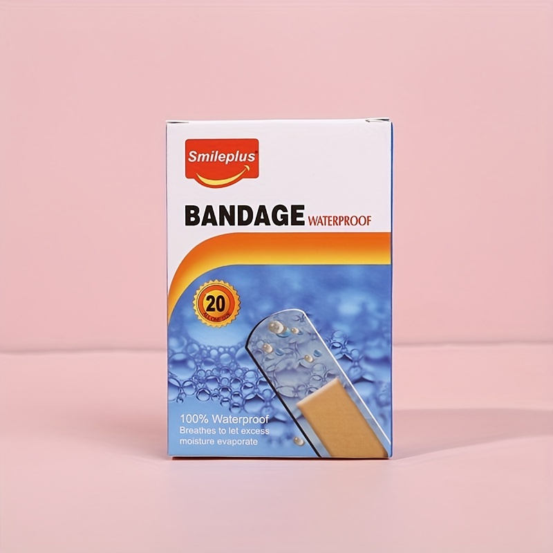 20pcs Animal Waterproof Bandages for Kids Breathable First Aid Stickers