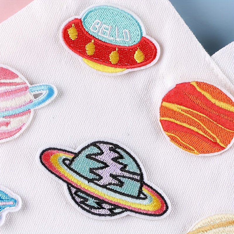 Cute Patches For Backpacks Patches For Hats Planet Ufo Iron - Temu