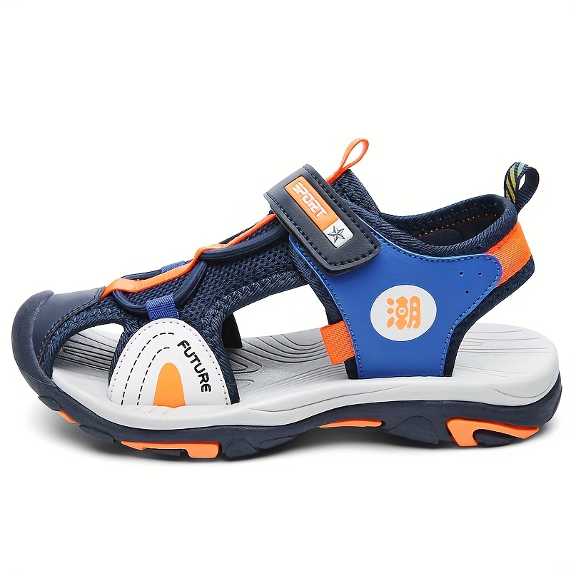 Trendy Breathable Sandals For Boys, Lightweight Anti Slip Sandals For Indoor Outdoor, Summer